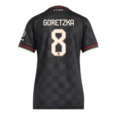 Bayern Munich Leon Goretzka #8 Replika Tredjetrøje Dame 2025-26 Kortærmet Bayern Munich Leon Goretzka #8 Replika Tredjetrøje Dame 2025-26 Kortærmet